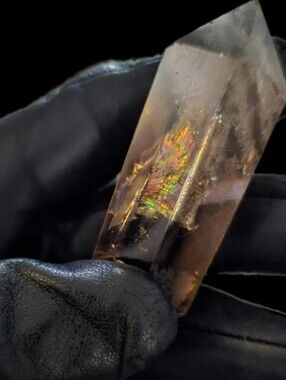 ✨AAA Rainbow Phantom Smoky Quartz DT | Full Clarity INTENSE Rainbow Flame-Brazil